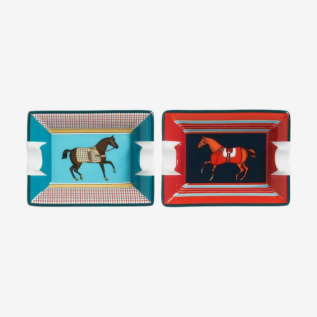 Rocabar a Cheval set of 2 ashtrays ,  $335