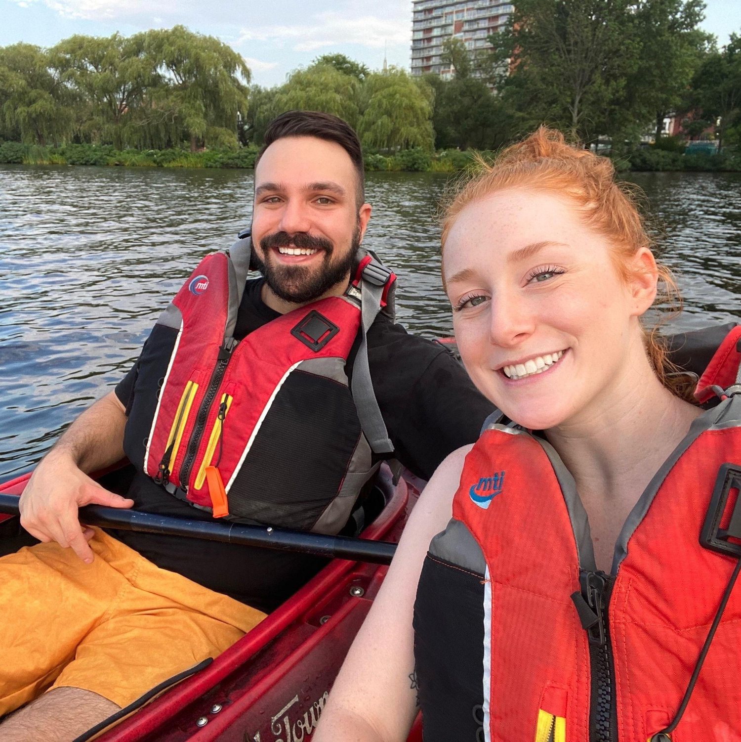 Kayaking around Boston