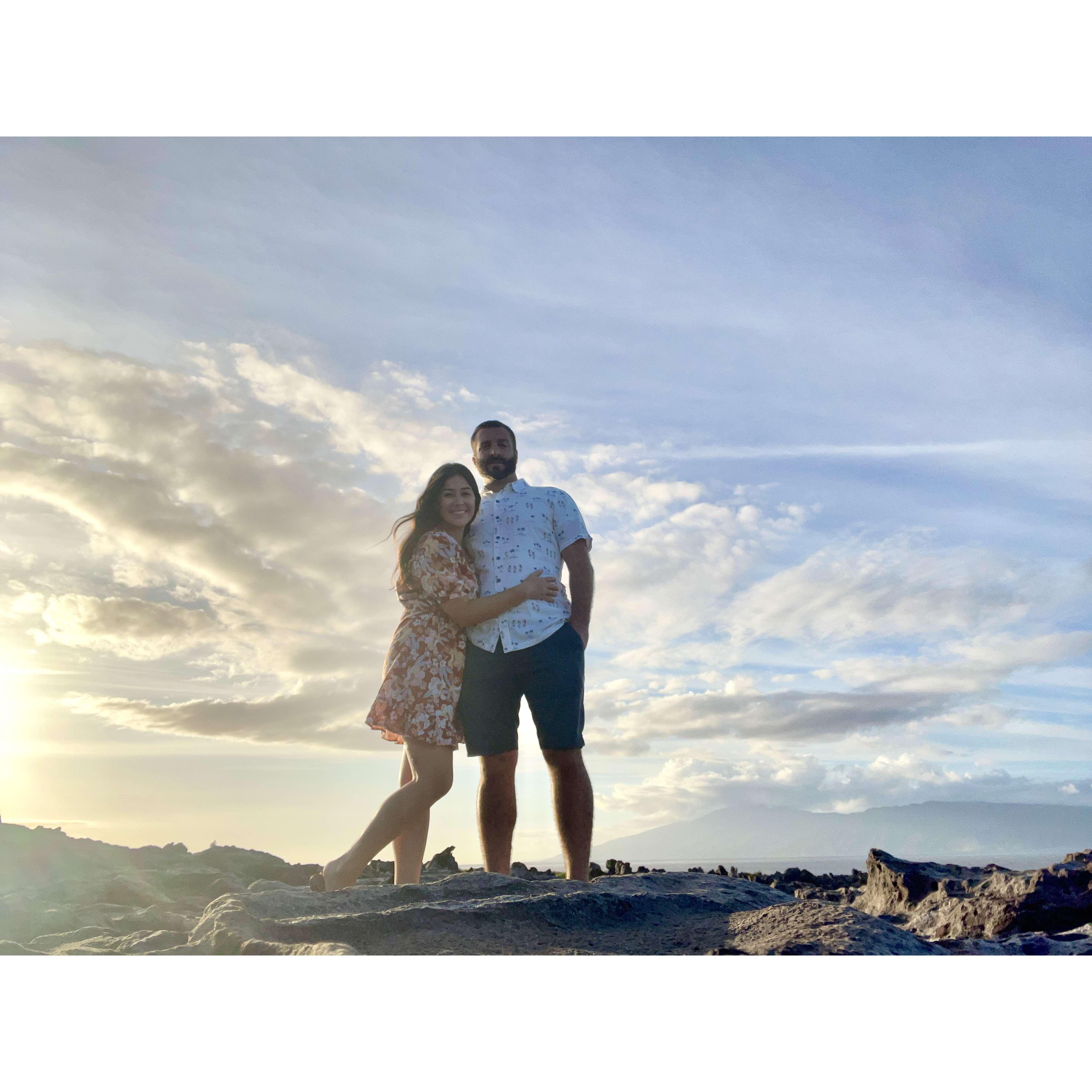 MOMENTS before Connor proposed! 