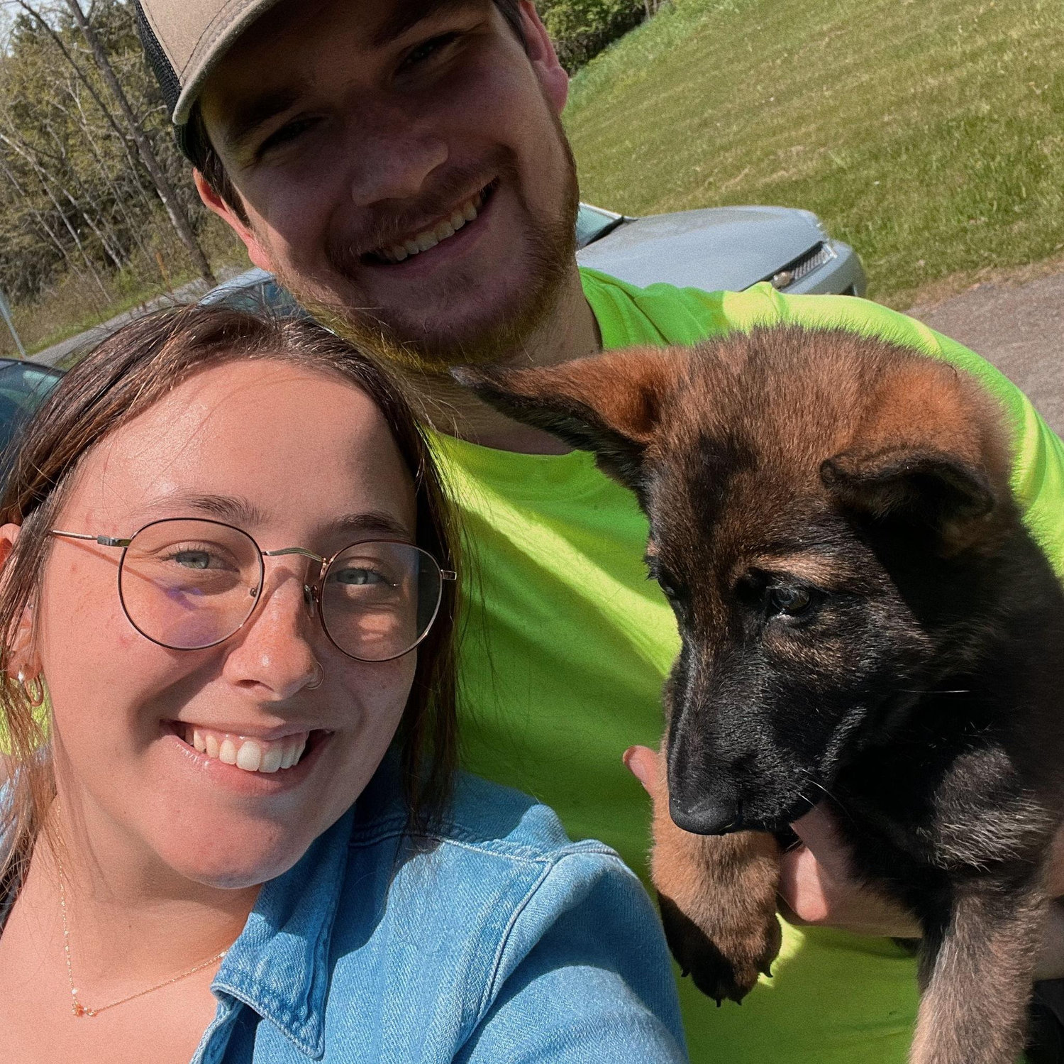 Getting baby Emma!
