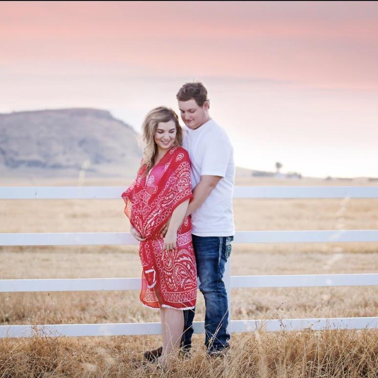 Maternity Photo being pregnant with our miracle son! 💙 Ryder Morgan King!