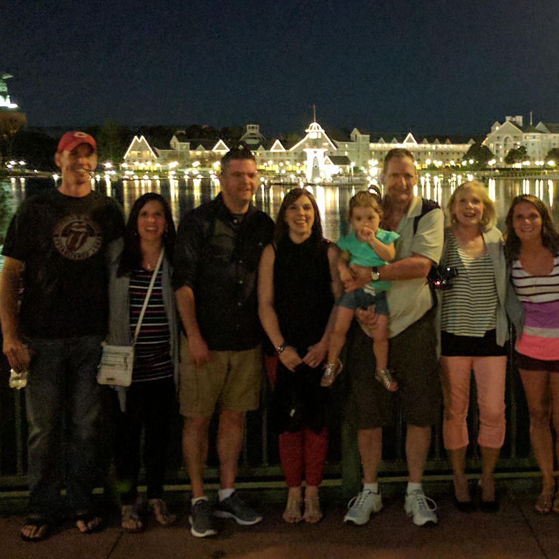 Walking around Boardwalk and Yacht and Beach Club