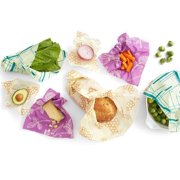 Bees Wrap Variety Pack (2 Small, 2 Medium, 2 Large, 1 Bread)