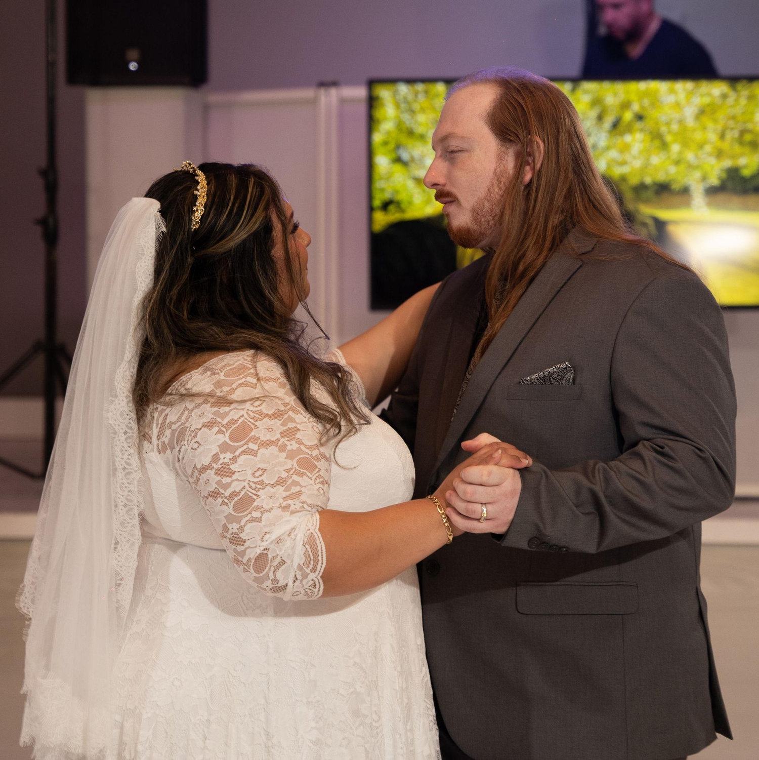 Our first dance. The song, chosen by the groom, In My Life by The Beatles.