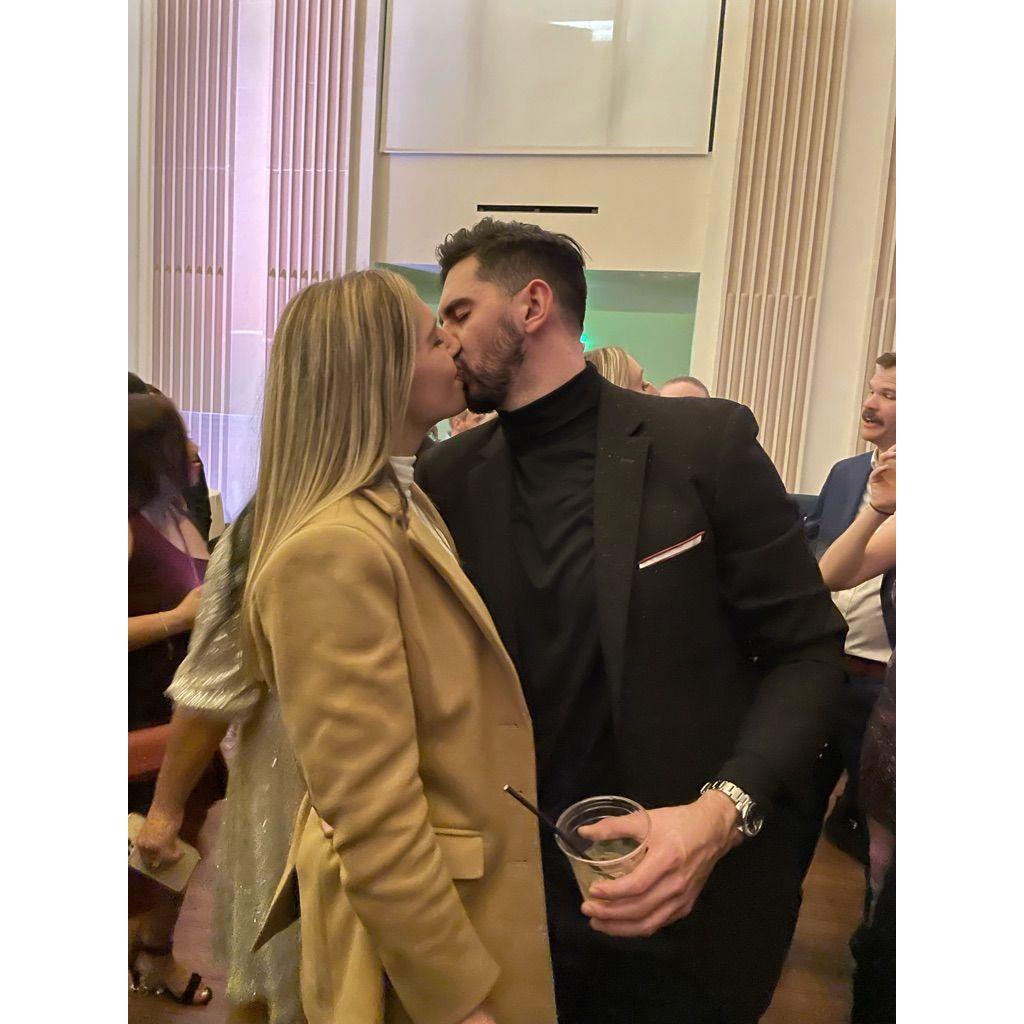 Our first New Year's kiss!