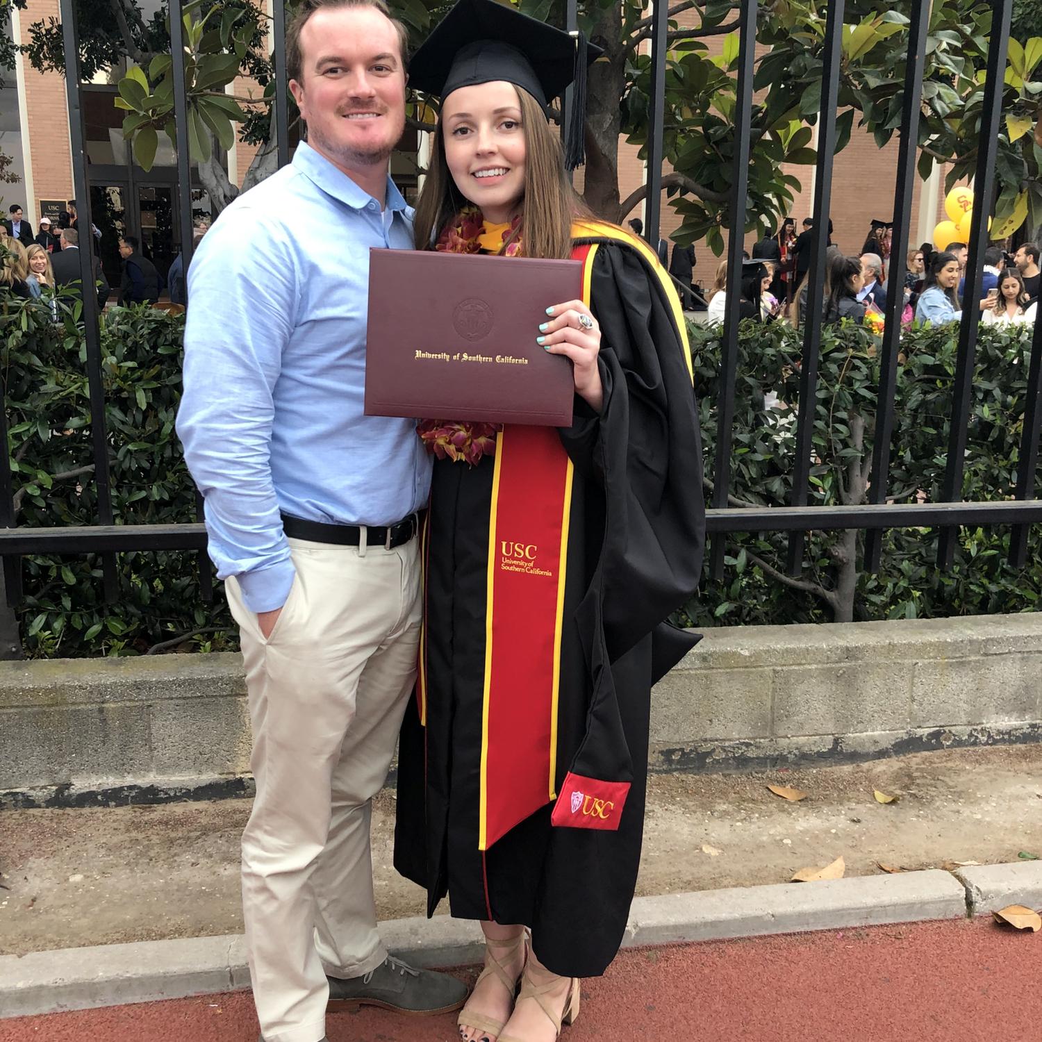 Penny's graduation from USC, 2019