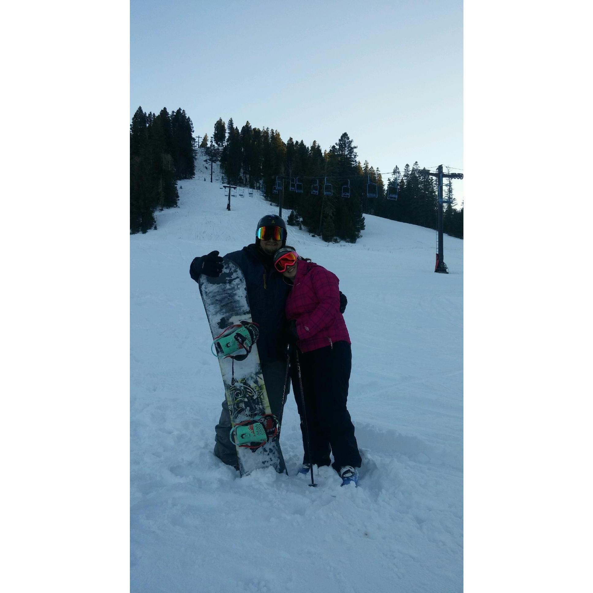 Skiing and snowboarding in Cloudcroft