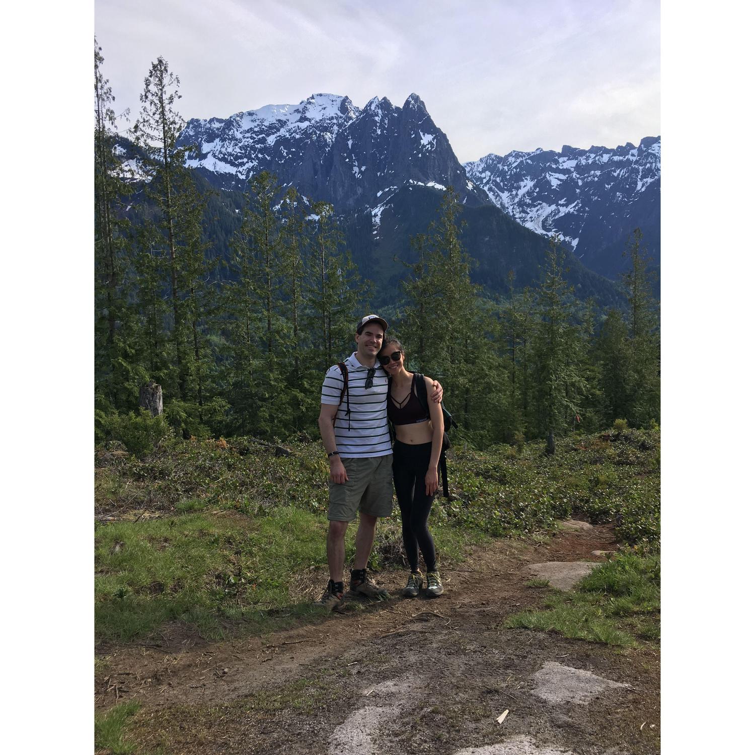 Our very first adventure trail.
