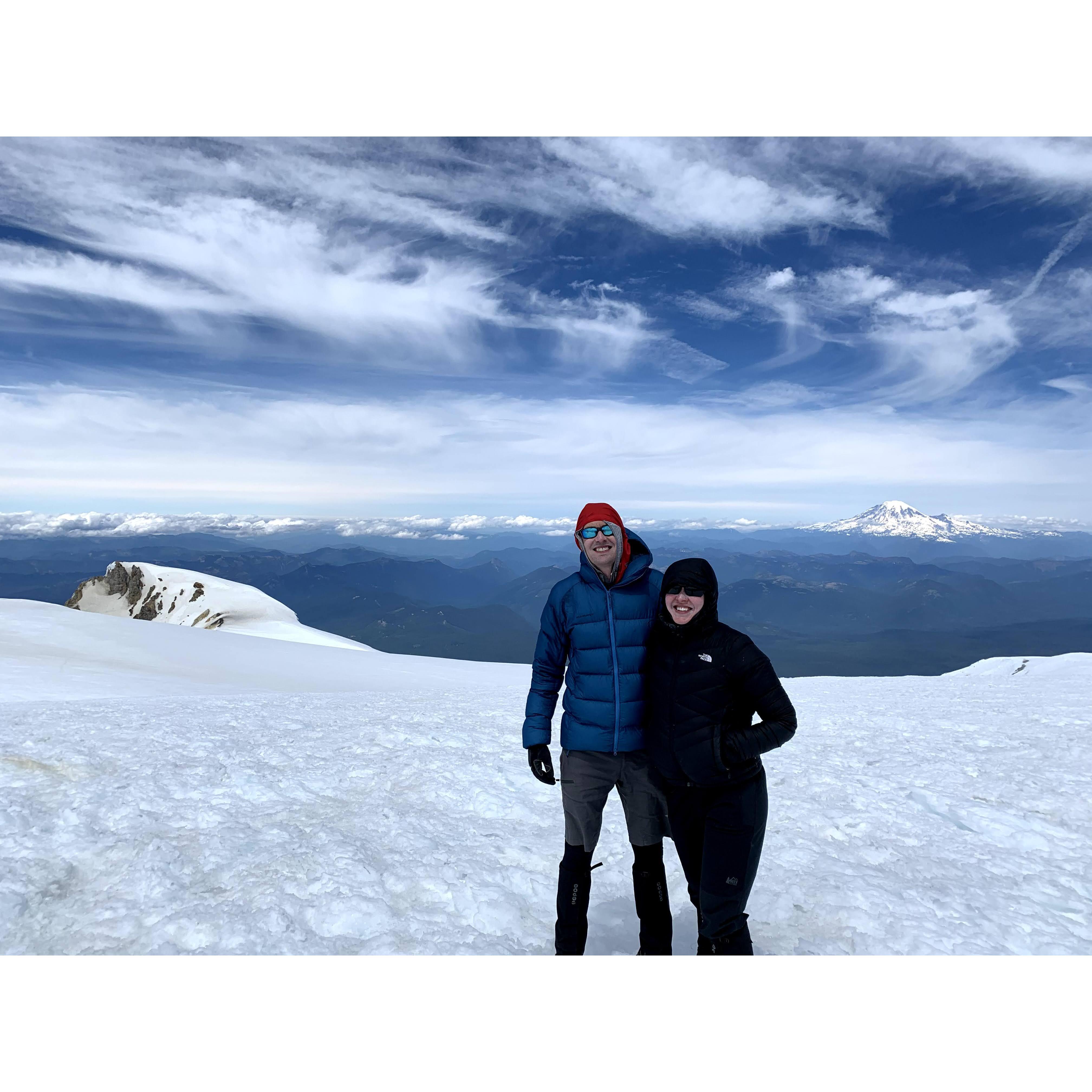 Us on the summit of Mount Adams 07/2020