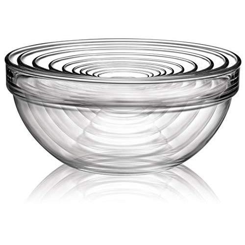 Luminarc N6938 10 Piece Stackable Bowl Set, Clear