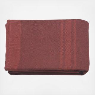 Striped Baby Alpaca Throw