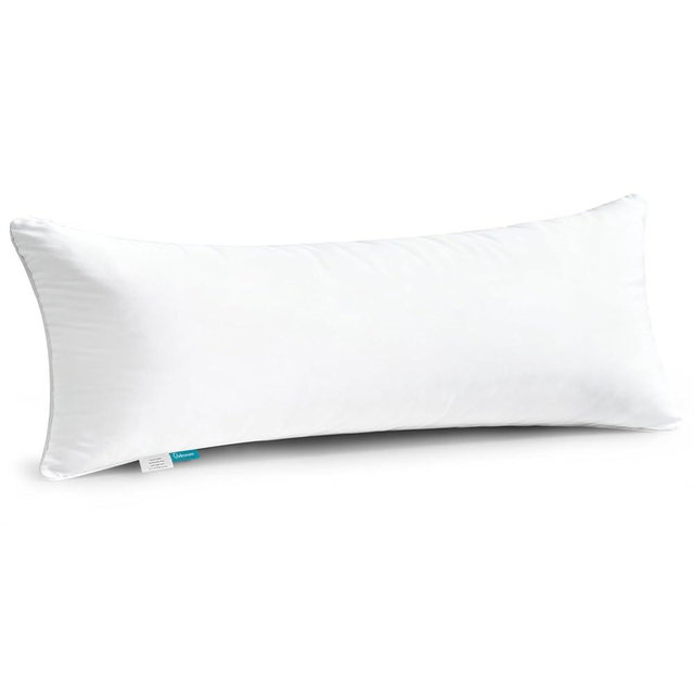 Oubonun 14"x36" Throw Pillow Insert – Plush and Supportive Decorative Cushion with 100% Cotton Cover, for Couch, Sofa, Bed, Chair – Pack of 1