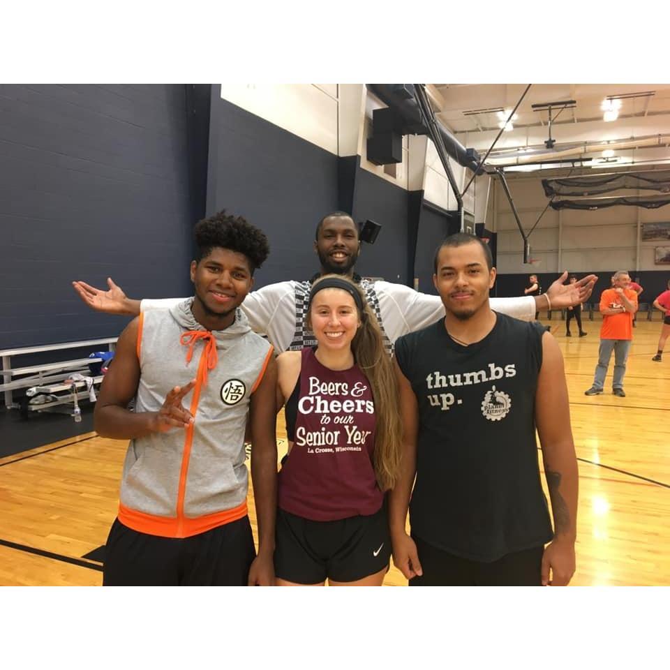 Opportunity 34 Basketball champions with Devontae and Chris!