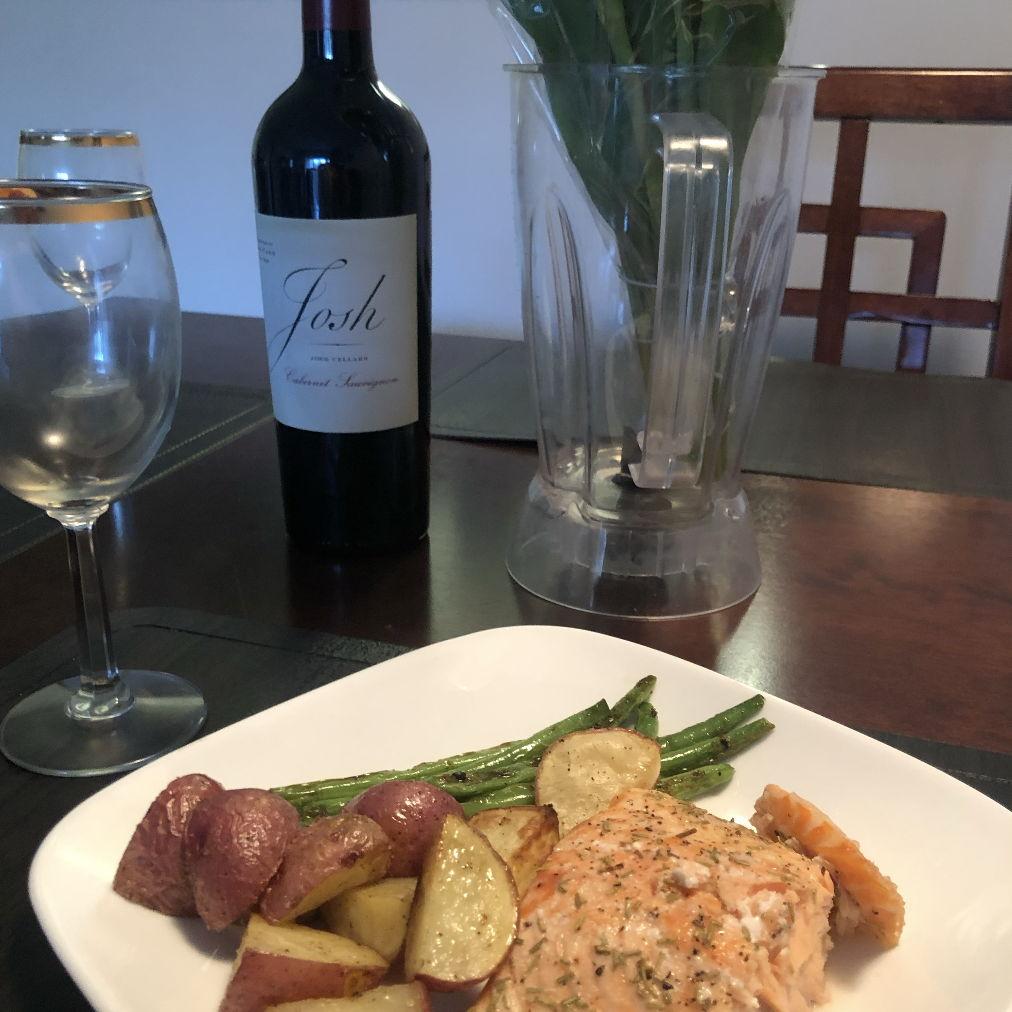 First few dates when Josh paired our dinner with Josh wines