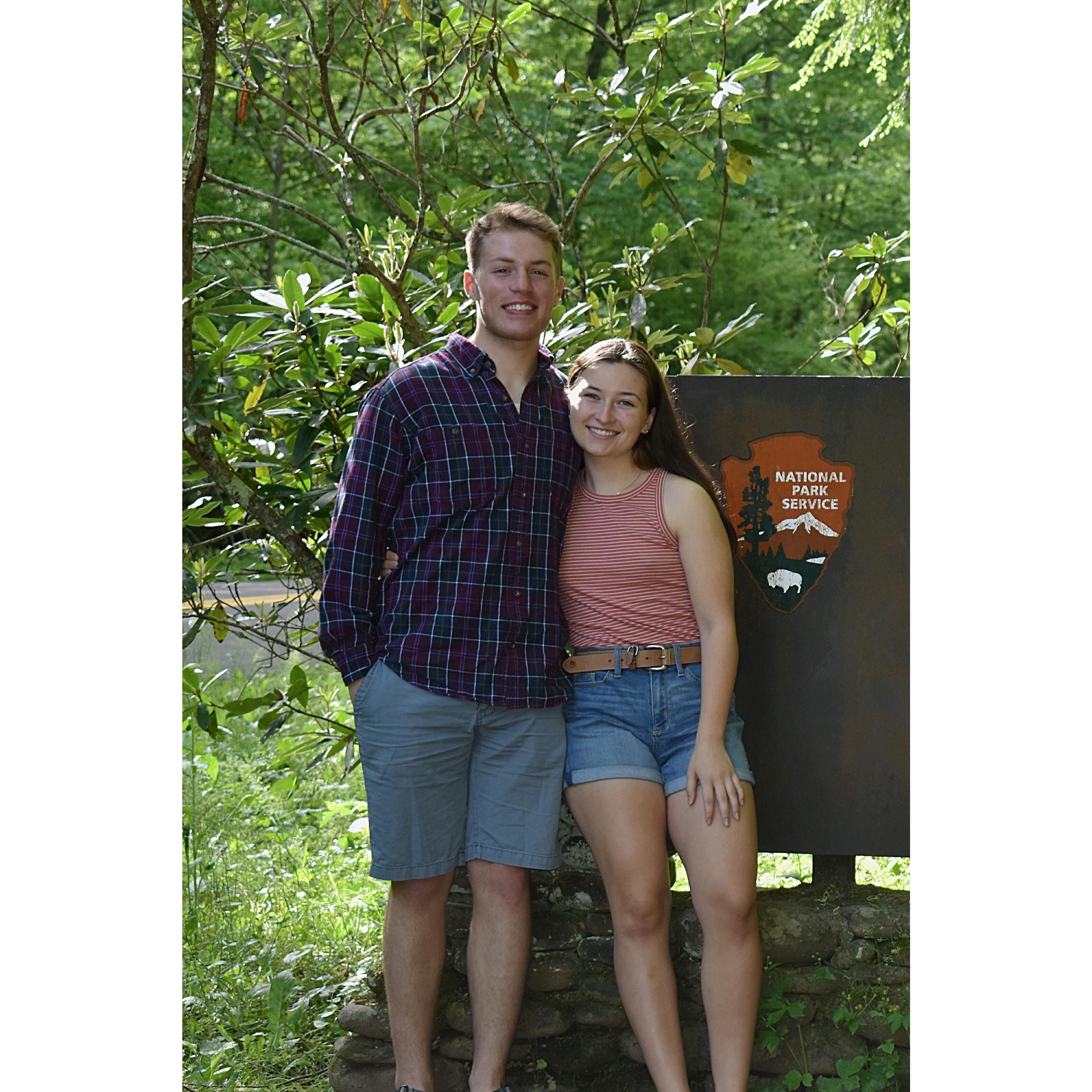 Our first national park trip of many, in the Smoky Mountains