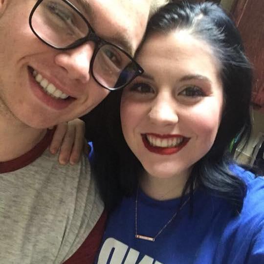In our first apartment together.