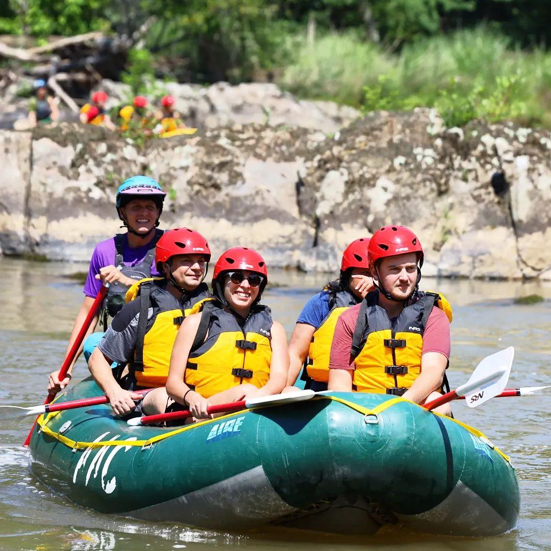 Pleasantly happy to have made it through the rapids