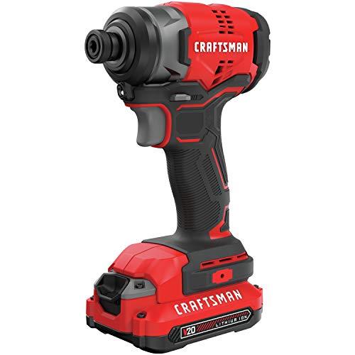 CRAFTSMAN V20 Impact Driver Kit, Cordless (CMCF810C1)
