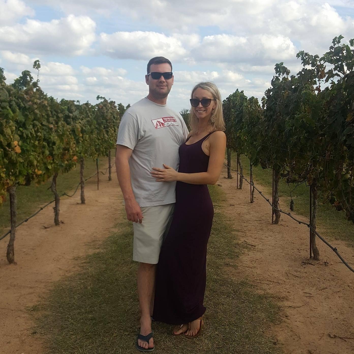 Drinking wine is my thing, not his lol Fredricksburg is one of my favorite places to visit