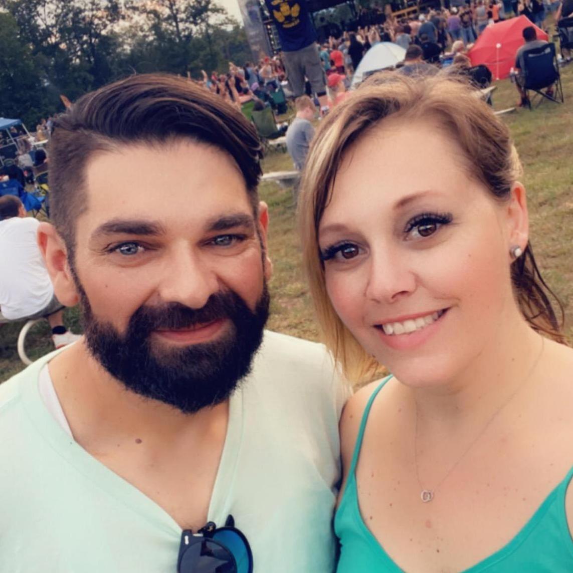 Our first concert...even if I was technically working