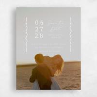 White Wedding Save the Date - Molnar Photo