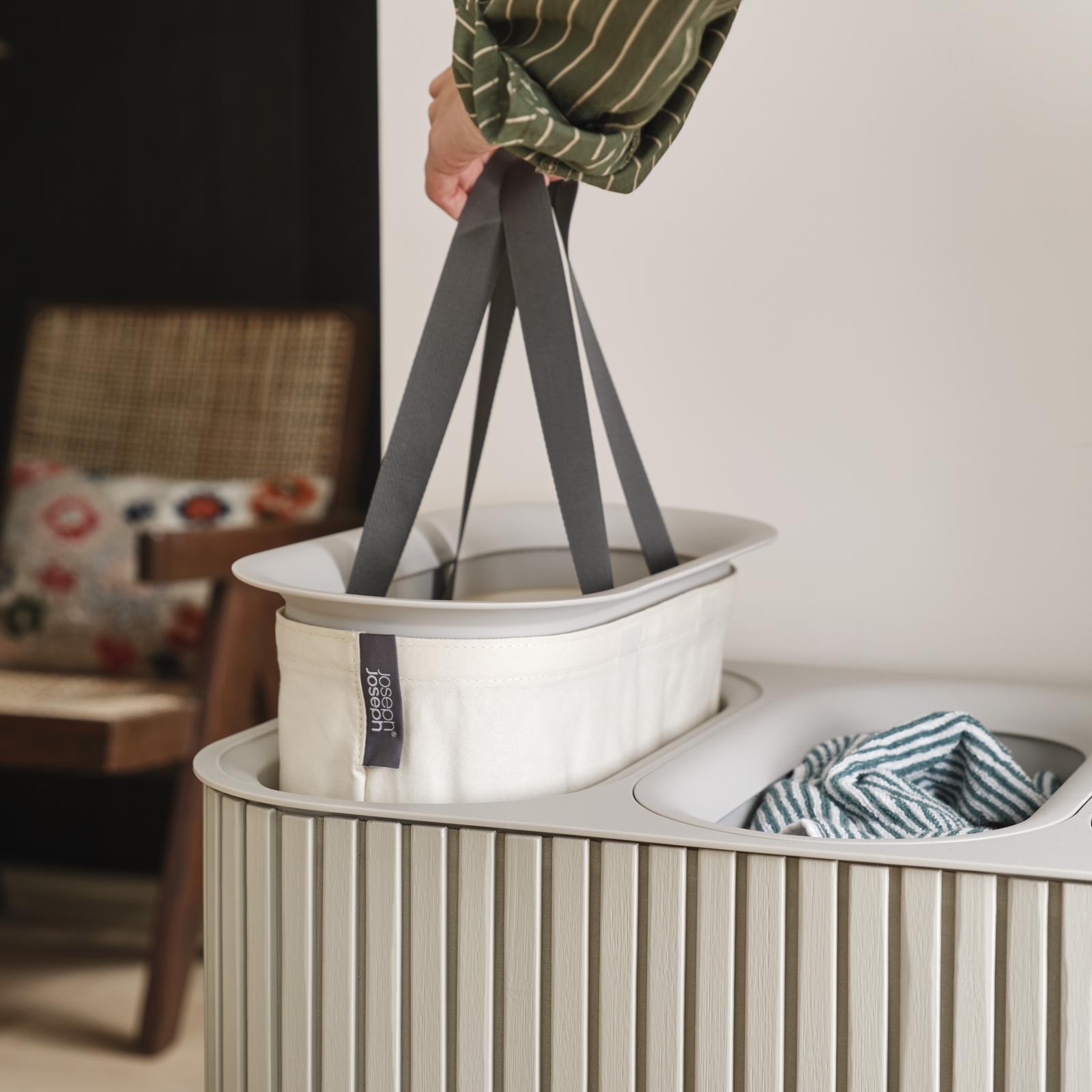 Joseph Joseph, Tota Trio Luxe Bamboo Laundry Separation Basket | Zola