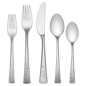 Gorham® Biscayne 75-Piece Stainless Steel Flatware Set