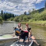 Paddleboard Float on North Star Nature Preserve