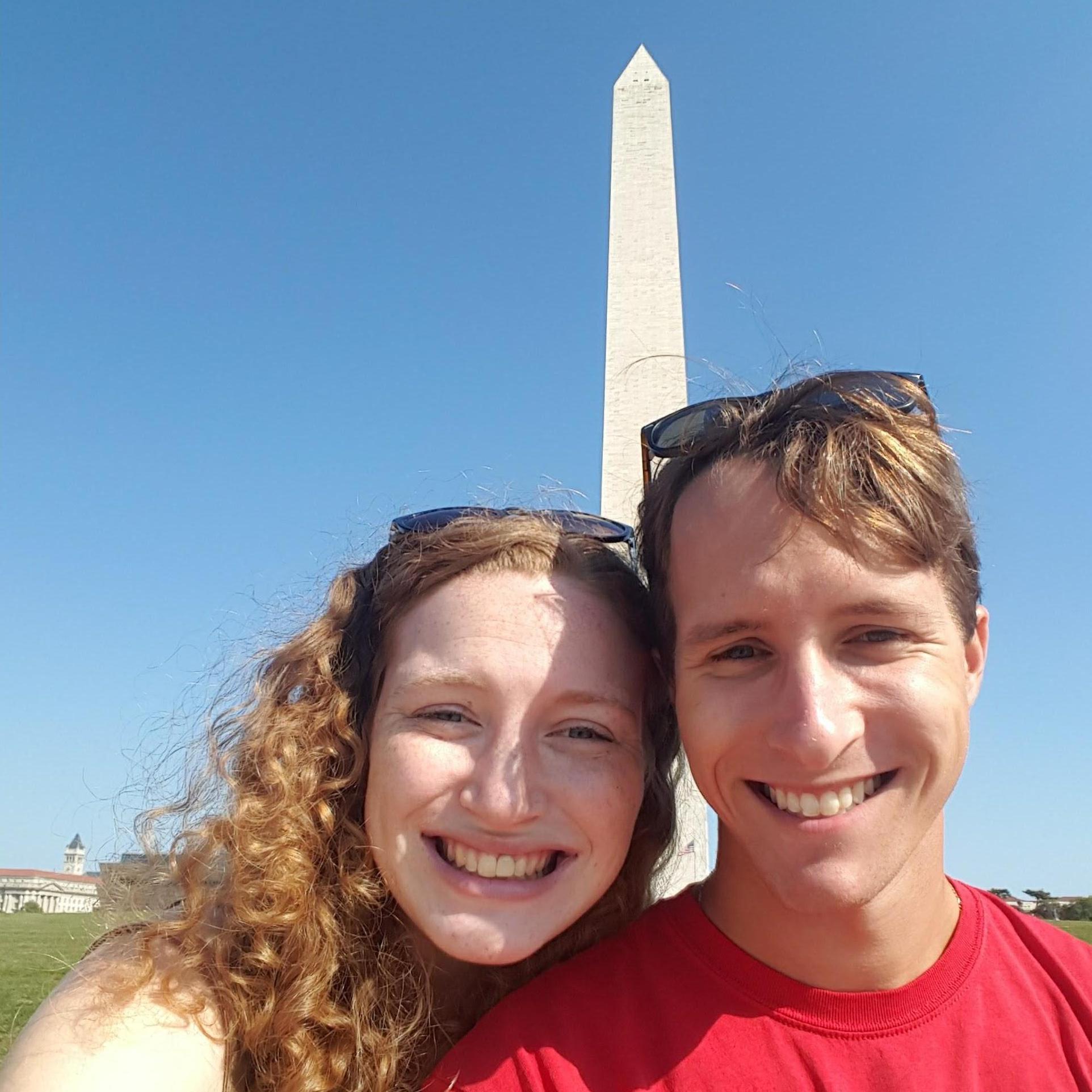 Lukas's first trip to DC!