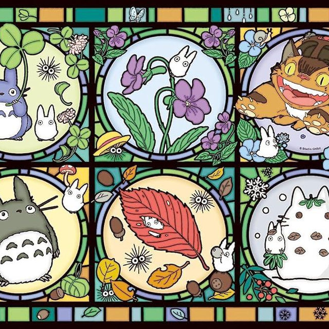 Studio Ghibli via Bluefin Ensky My Neighbor Totoro Season's Tidings Large Artcrystal Jigsaw Puzzle (1000-AC012) - Official Studio Ghibli Merchandise