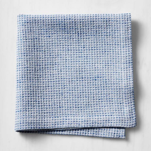 Waffle Weave Napkins, 20" X 20", Set of 4, Blue