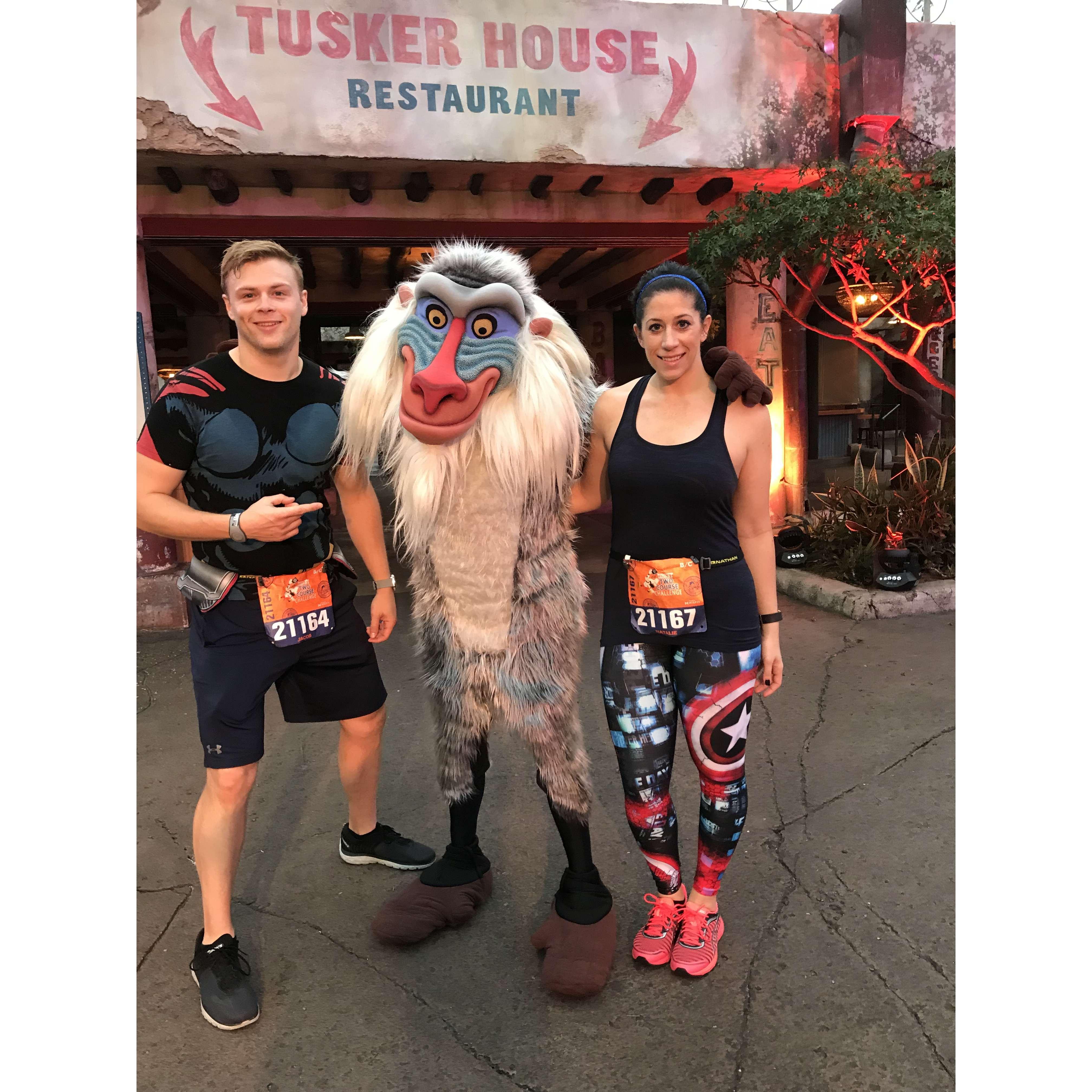Half marathon through Animal Kingdom! 2017