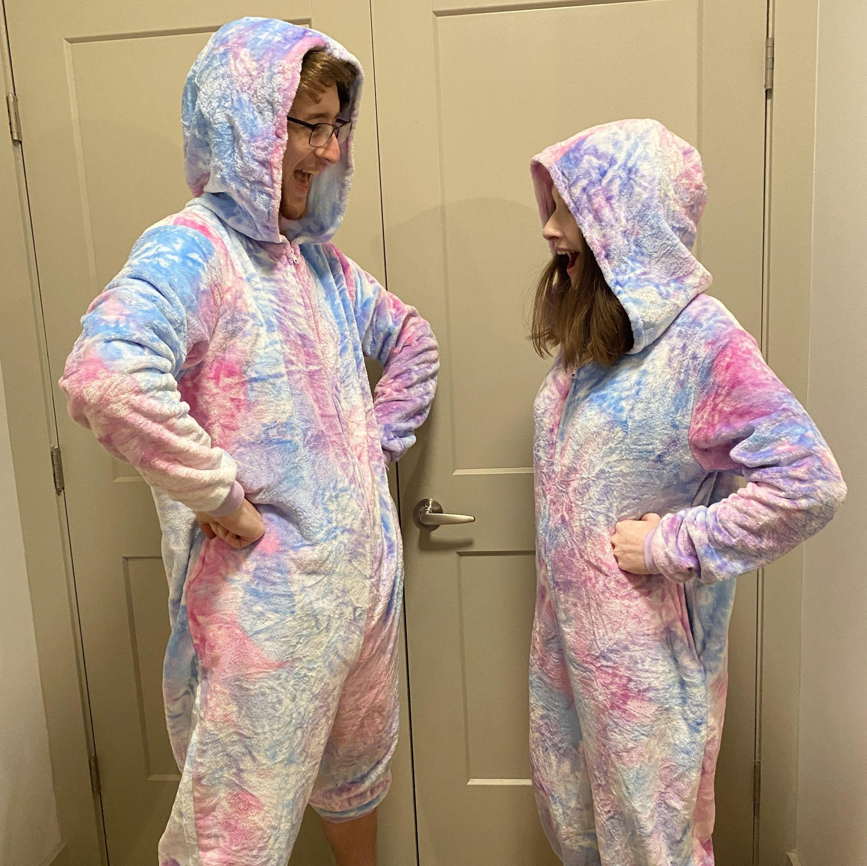 Emily got matching onesies for Alex's 22nd birthday! This celebration was extra special as he wasn't able to celebrate his 21st due to the pandemic.