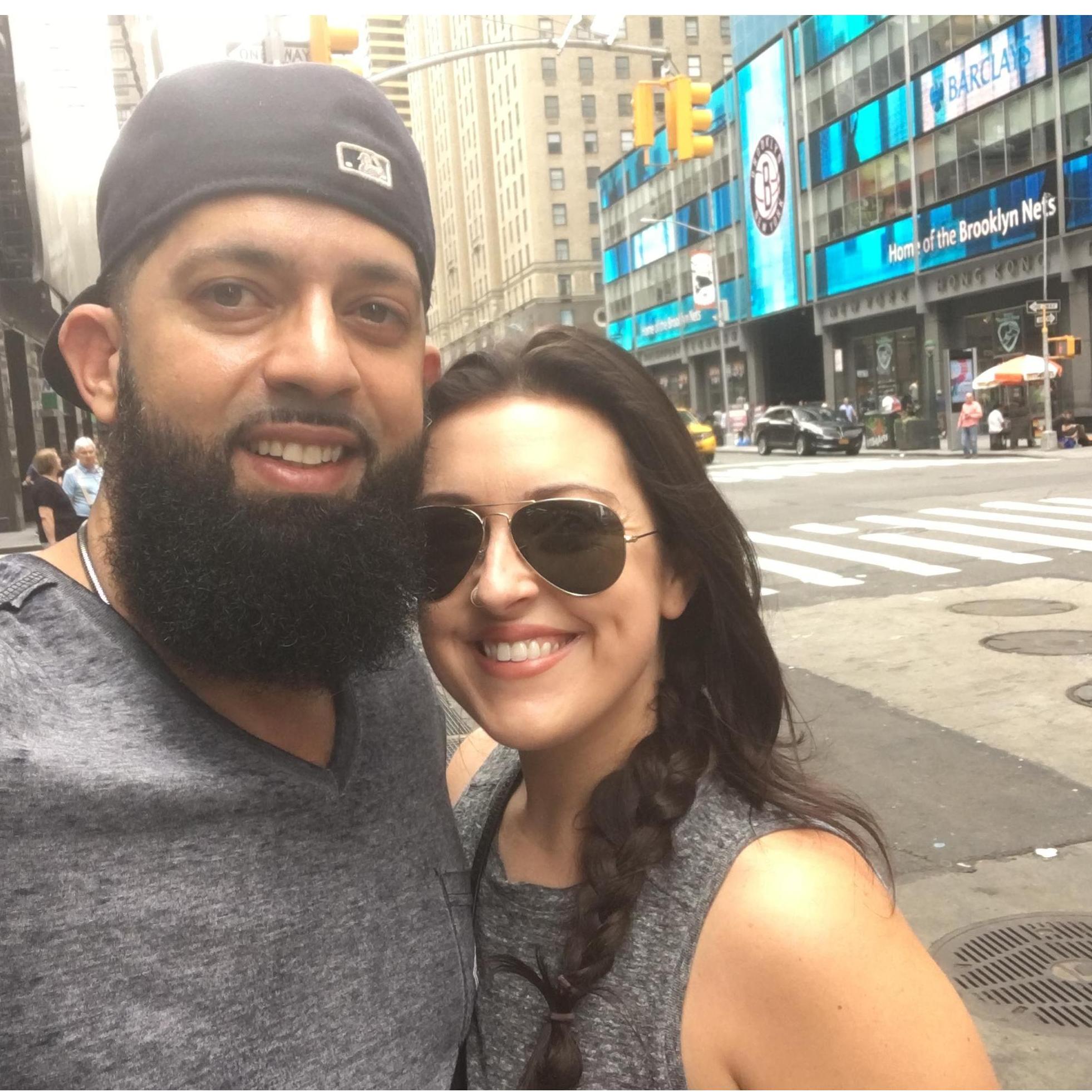 First trip to New York together! August 2017