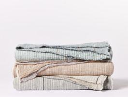 Topanga Organic Matelasse Blanket