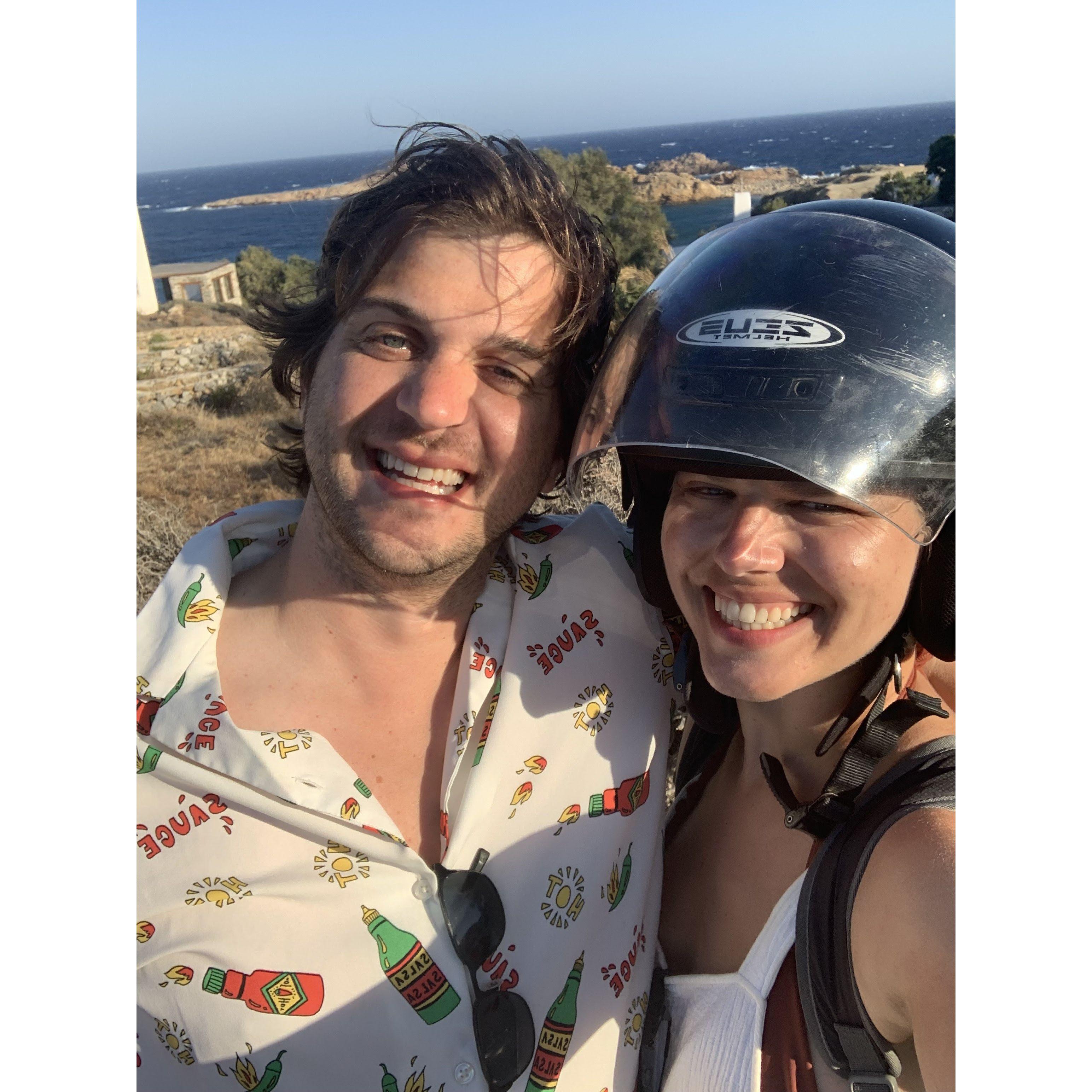 ATVing in Mykonos to Kiki's Tavern