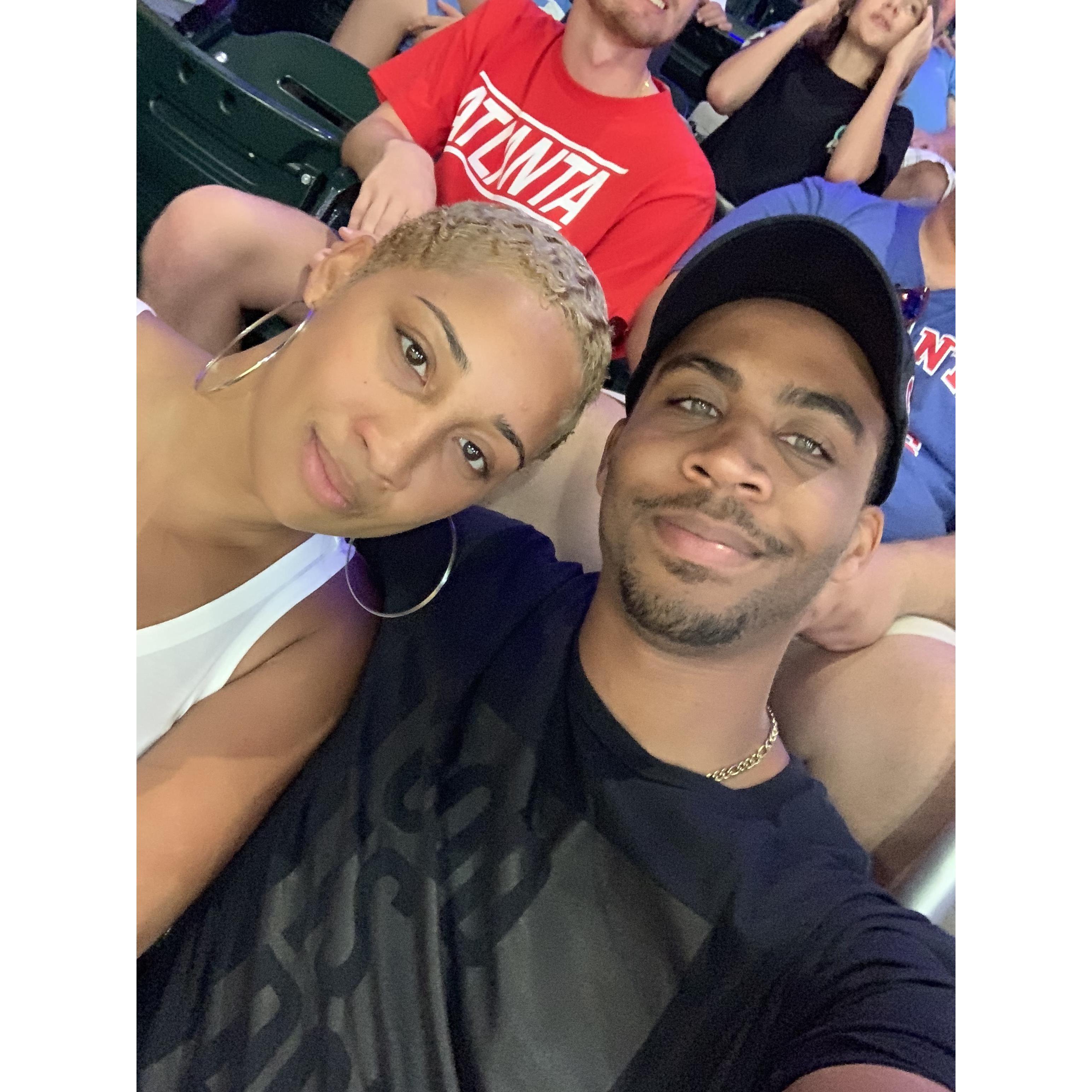 braves game, summer 2019