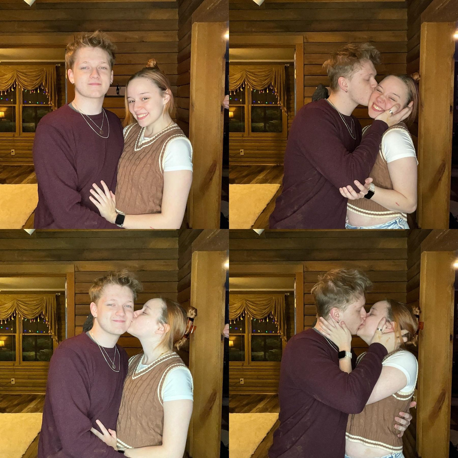 A collage we took at his uncles retirement party.