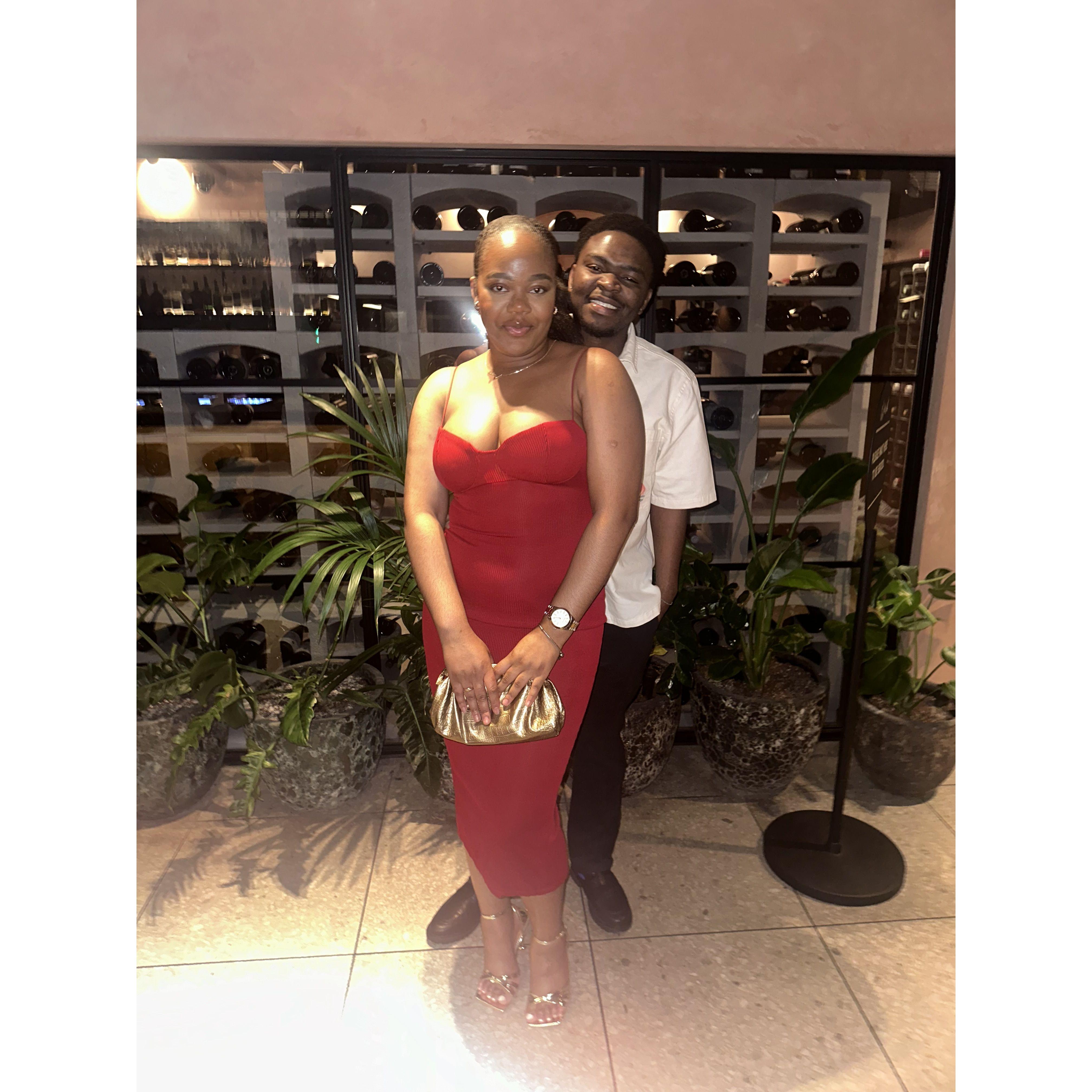 Our first anniversary