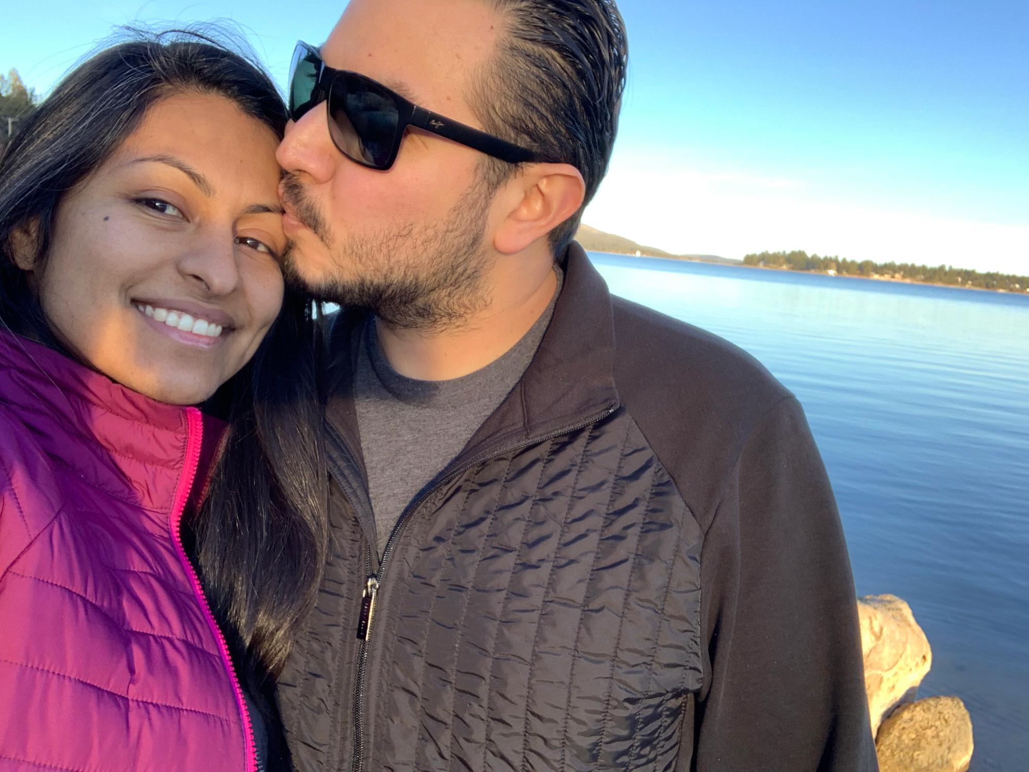 The day he proposed and we got engaged!