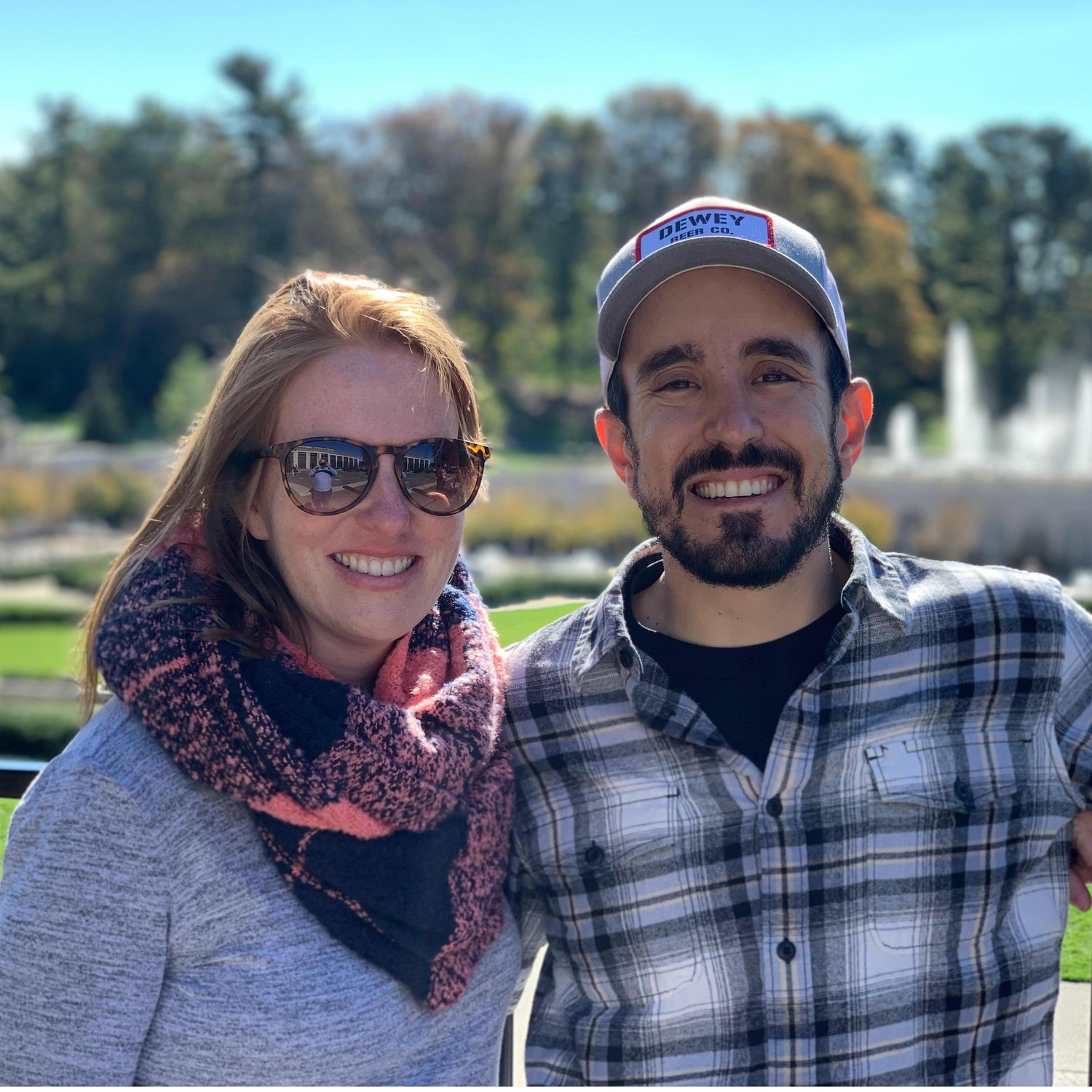 We had a 2 month old at the time this photo was taken, but we don't look too sleep deprived, right?
Longwood Gardens, Pennsylvania