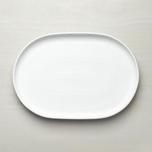 Form White Oval Serving Platter