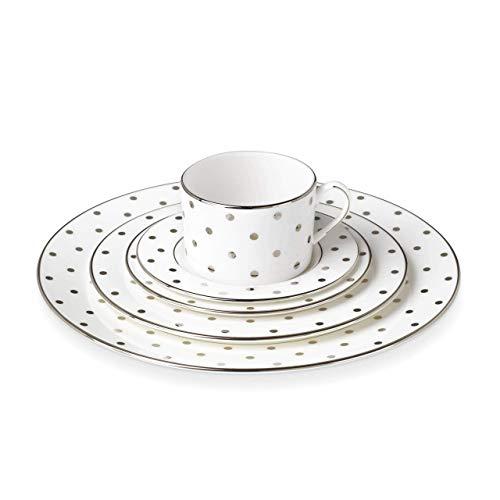 Kate Spade New York 815505 Larabee Road Platinum 5 Piece Place Setting