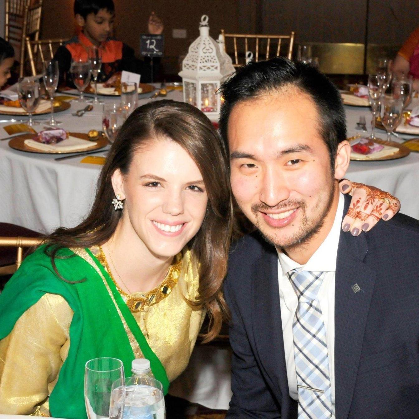 All cleaned up for Ro and Zoheb's wedding