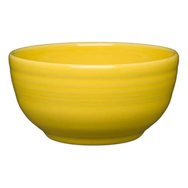 Fiesta® Bistro Coupe Cereal Bowl, 22oz (5.5") – Durable Ceramic, Lead-Safe, Dishwasher/Microwave/Oven Safe – Made in USA Dinnerware - Sunflower