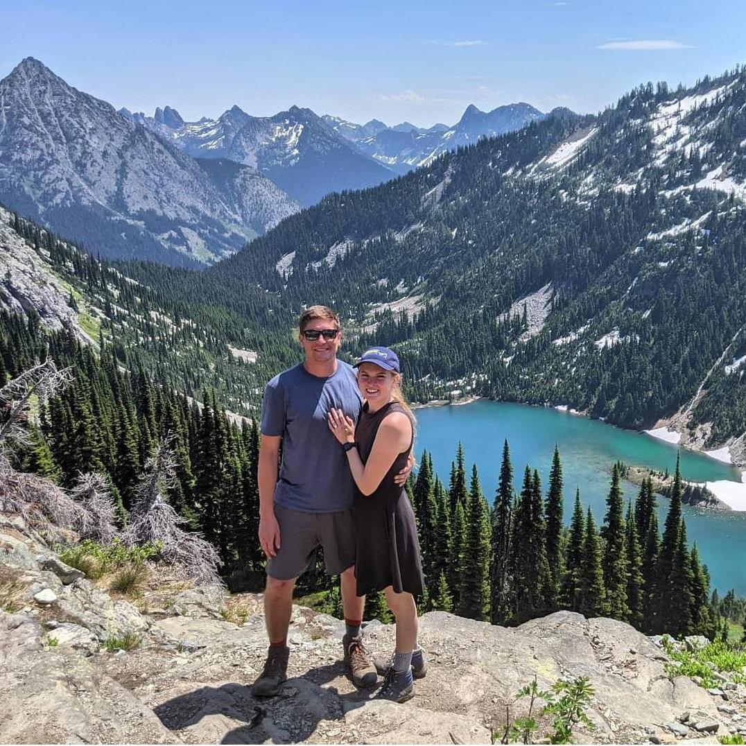 Where we got engaged! Maple Pass Loop Trail, North Cascades National Park, WA. 7/1/2021.
