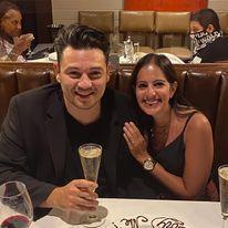 The night we got engaged - Ocean Prime in Boston 8/20/20