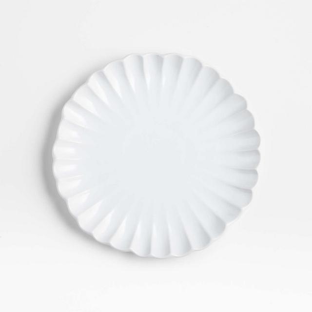 Palermo Scallop Stoneware Salad Plate