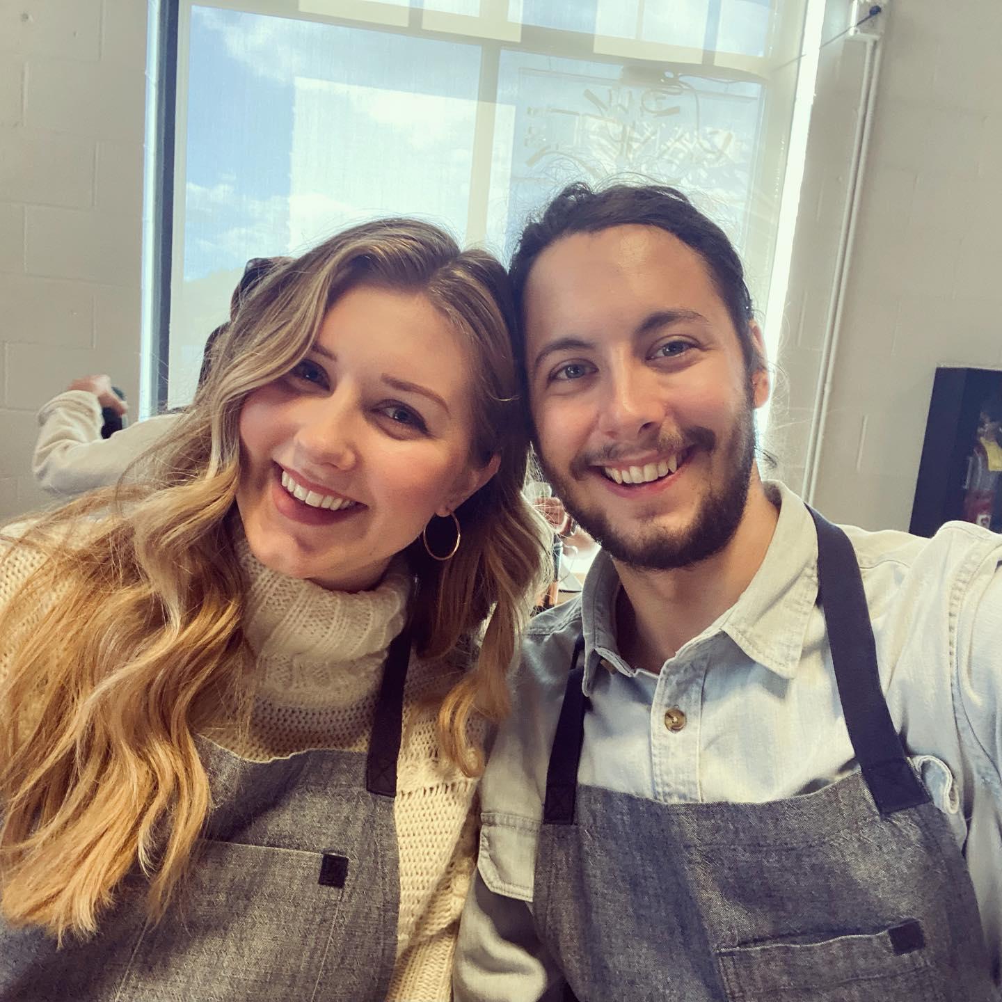 Candle making for our 5 year anniversary