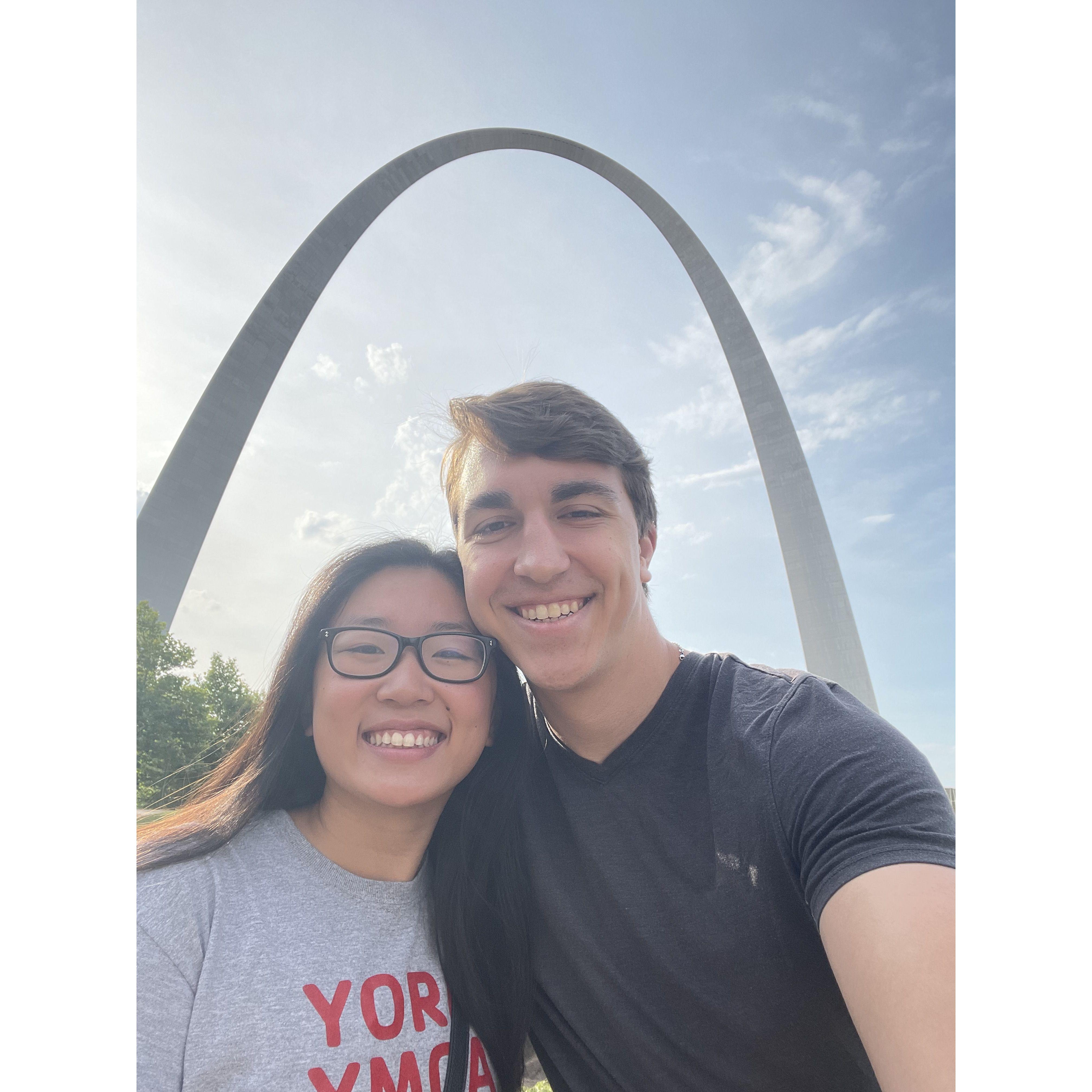 Another stop along our cross-country drive was St. Louis.